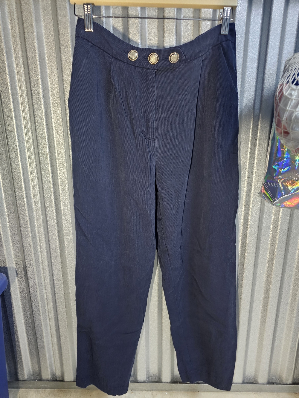 Zara Navy Style Casual Trousers